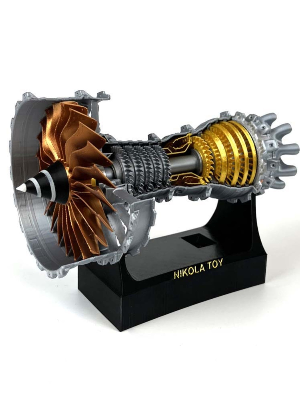 NIKOLATOY RR Trent900 Turbofan Engine Rotatable Model 21cm