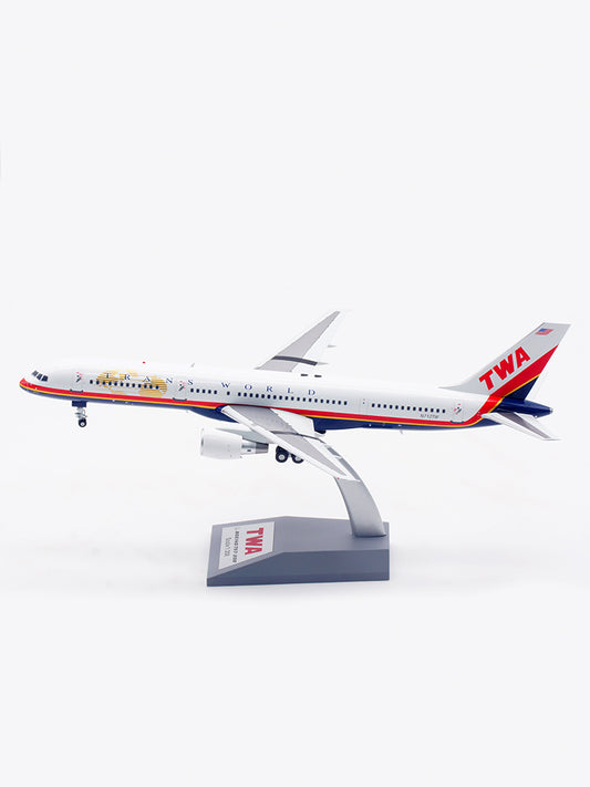 1:200 InFlight200 TWA B757-200 N712TW Aircraft Model With Stand