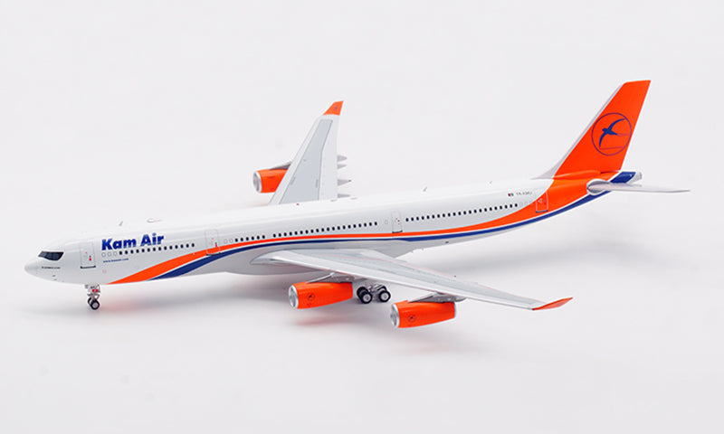1:200 Retro Models Kam Air A340-300 YA-KMU Diecast Aircraft Model
