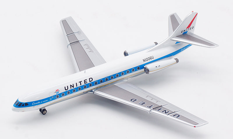 1:200 InFlight200 United Airlines Sud SE-210 N1006U Diecast Aircraft Model