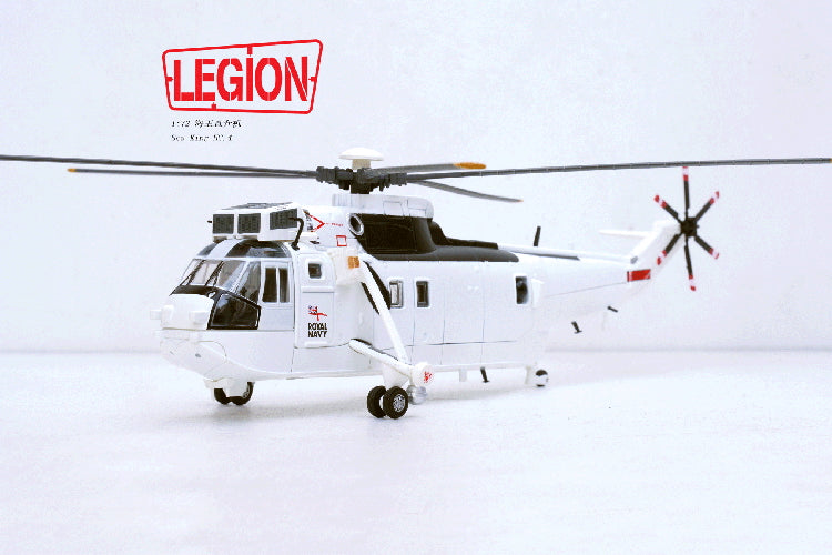 1:72 Legion 14008LC Sea King Helicopter United Nations Diecast Model