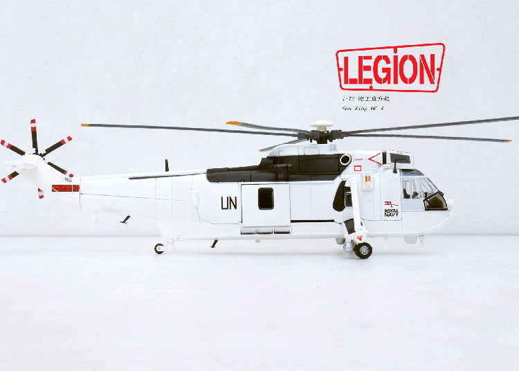 1:72 Legion 14008LC Sea King Helicopter United Nations Diecast Model