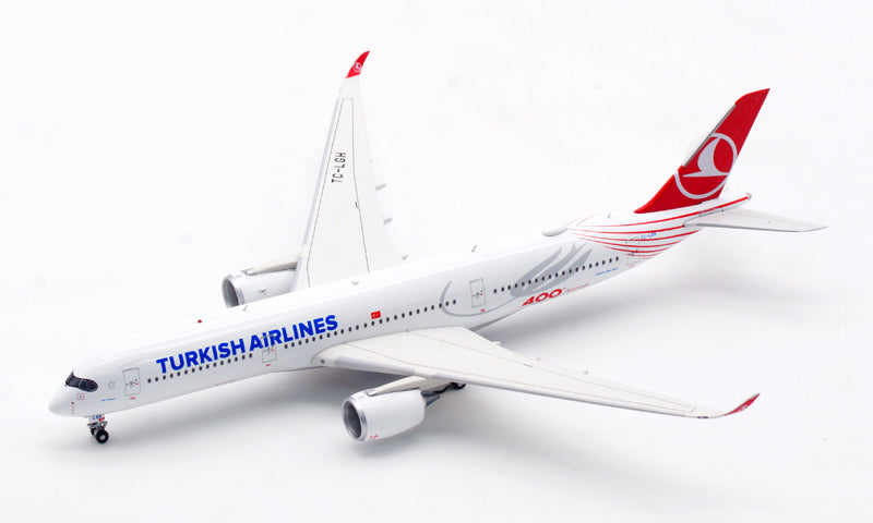 1:400 Aviation400 Turkish Airlines A350-900 TC-LGH Aircraft Model Free Tractor+Stand