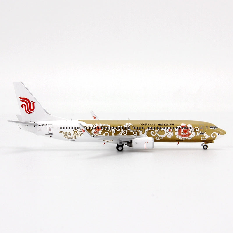 1:400 Geministar Air China B737-800 "Peony Livery" Aircraft Model+Free Tractor