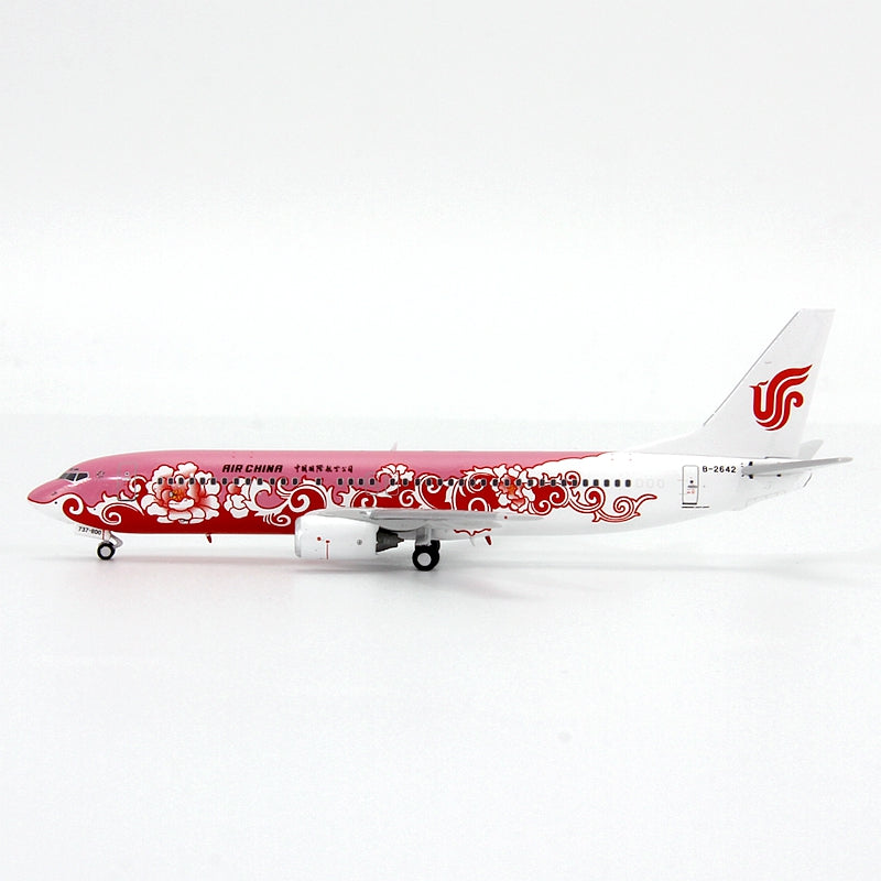 1:400 Geministar Air China B737-800 "Peony Livery" Aircraft Model+Free Tractor