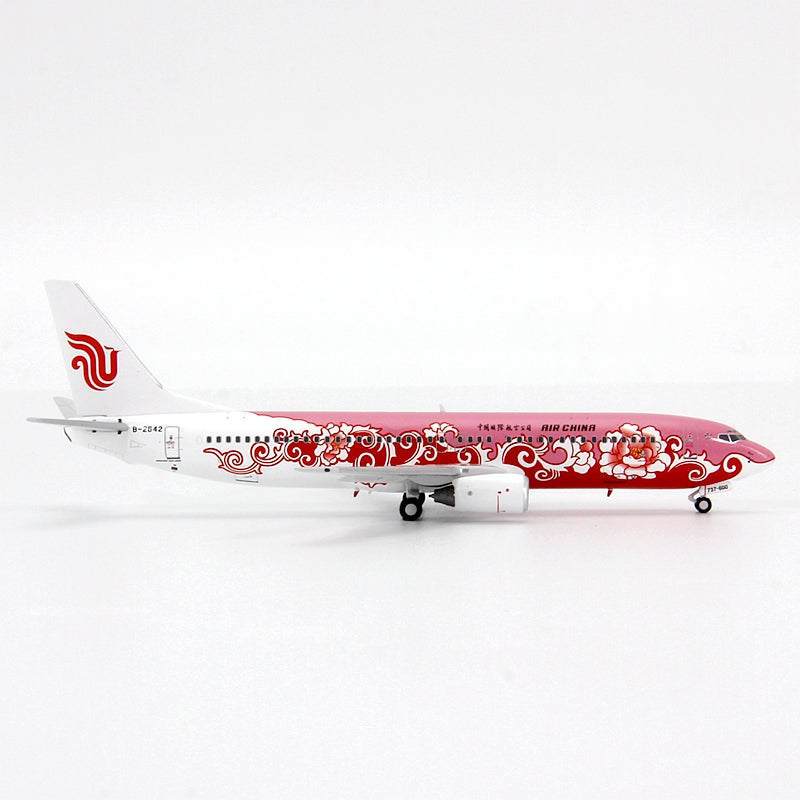 1:400 Geministar Air China B737-800 "Peony Livery" Aircraft Model+Free Tractor