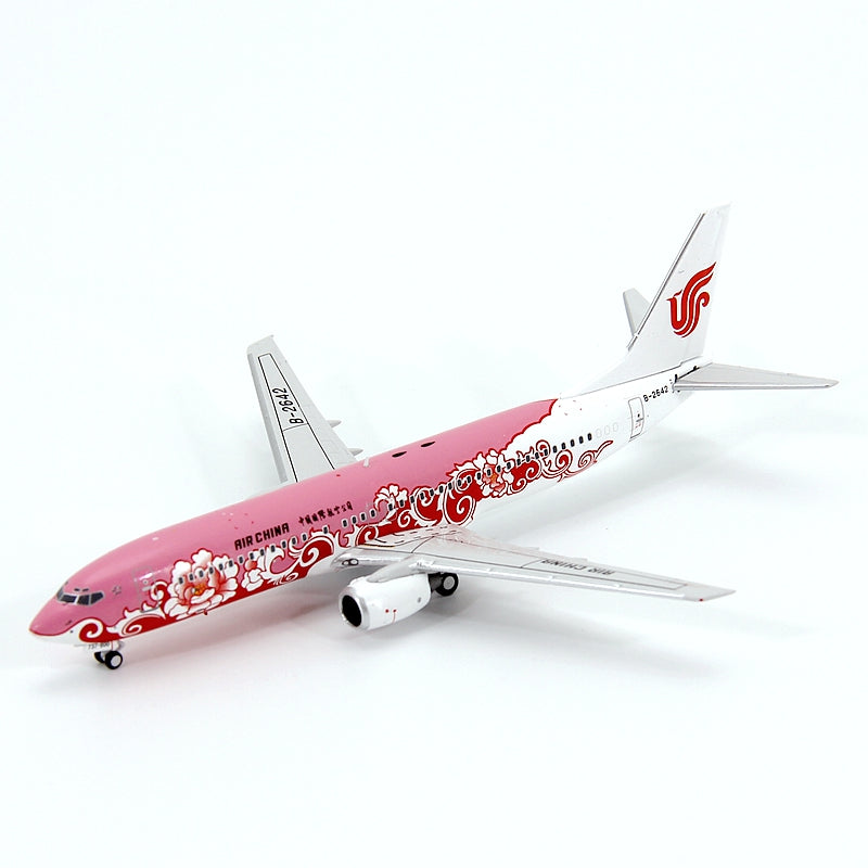 1:400 Geministar Air China B737-800 "Peony Livery" Aircraft Model+Free Tractor