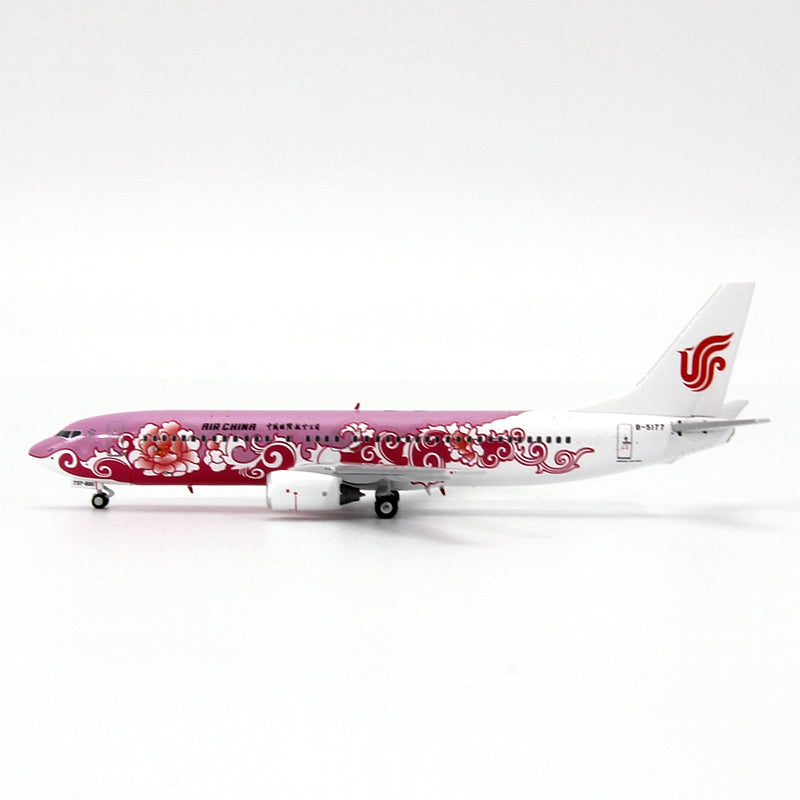 1:400 Geministar Air China B737-800 "Peony Livery" Aircraft Model+Free Tractor