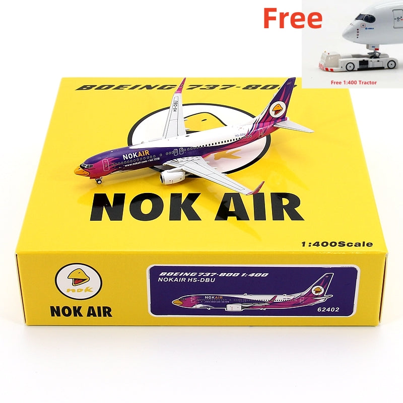 1:400 PandaModel 62402 NOK Air B737-800 HS-DBU Aircraft Model+Free Tractor