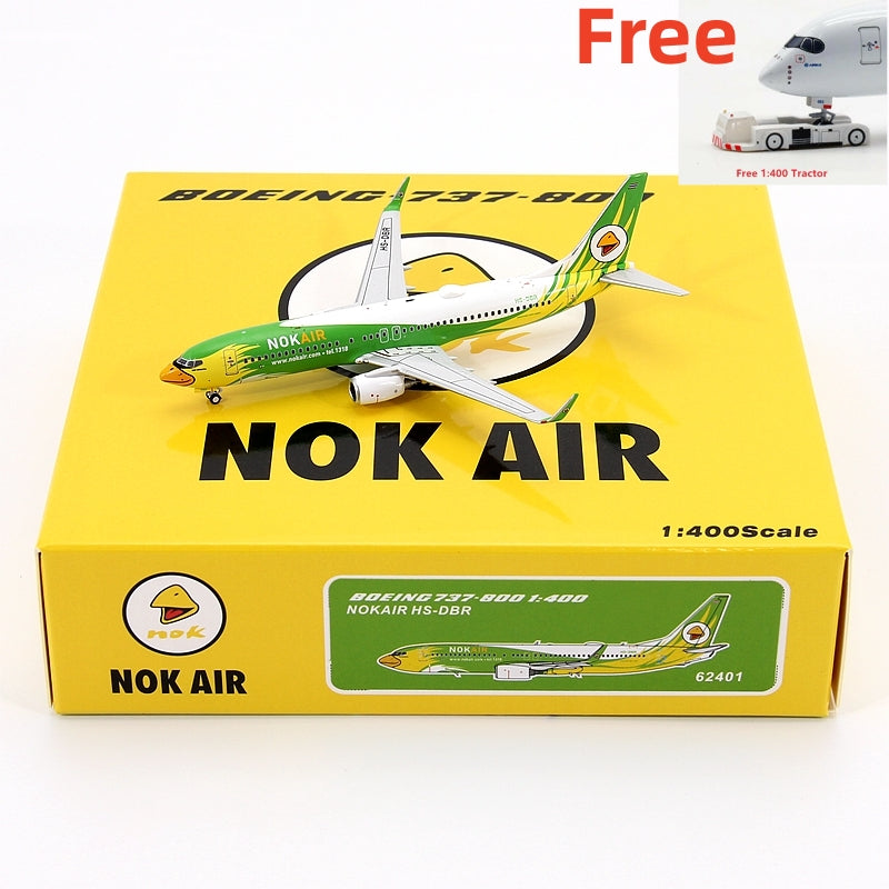 1:400 PandaModel 62401 NOK Air B737-800 HS-DBR Aircraft Model+Free Tractor