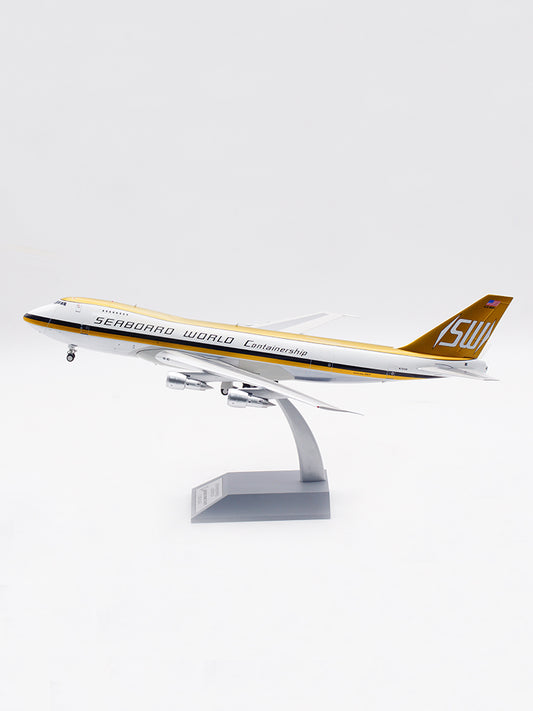 1:200 InFlight200 Seaboard World B747-200 N701SW Aircraft Model With Stand