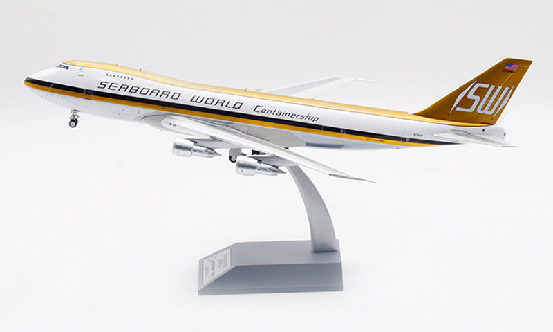 1:200 InFlight200 Seaboard World B747-200 N701SW Aircraft Model With Stand