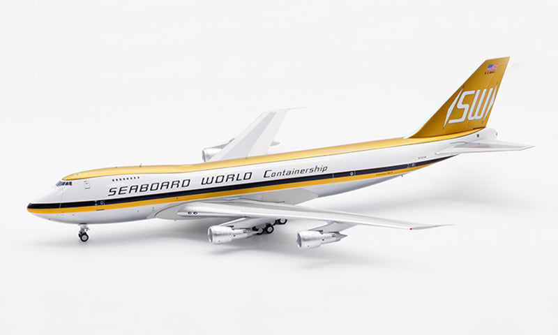 1:200 InFlight200 Seaboard World B747-200 N701SW Aircraft Model With Stand