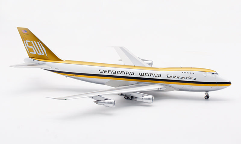 1:200 InFlight200 Seaboard World B747-200 N701SW Aircraft Model With Stand