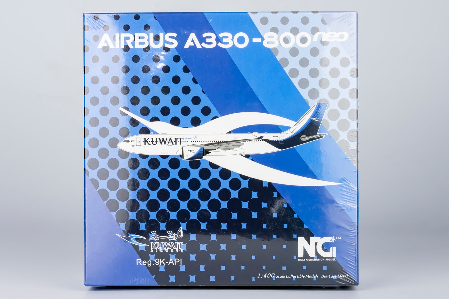 1:400 NG Models NG67003 Kuwait Airways Airbus A330-800neo 9K-API Aircraft Model+Free Tractor