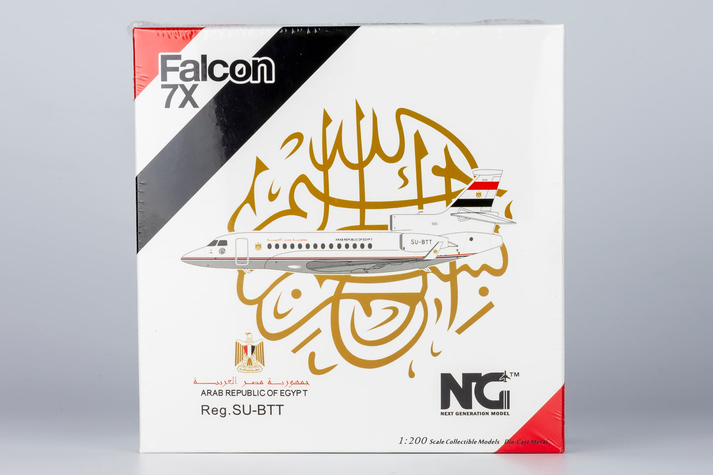 1:200 NG Models NG71019 Egyptian Gov Dassault Falcon 7X SU-BTT Aircraft Model