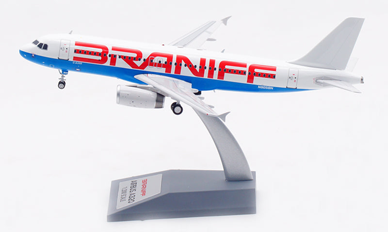 1:200 InFlight200 Braniff International Airways A320 N905BN Aircraft Model With Stand