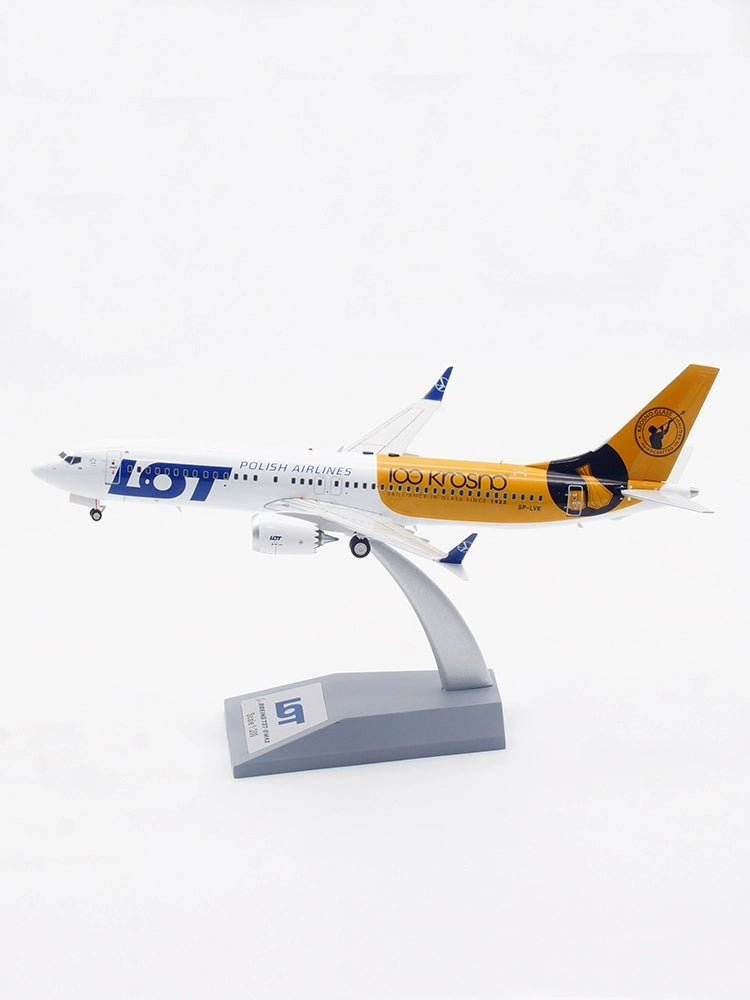 1:200 InFlight200 LOT B737-8MAX SP-LVK Aircraft Model With Stand