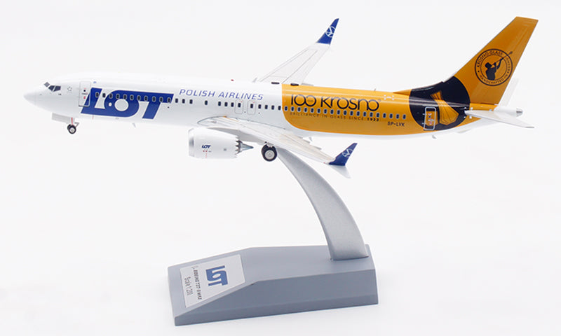 1:200 InFlight200 LOT B737-8MAX SP-LVK Aircraft Model With Stand