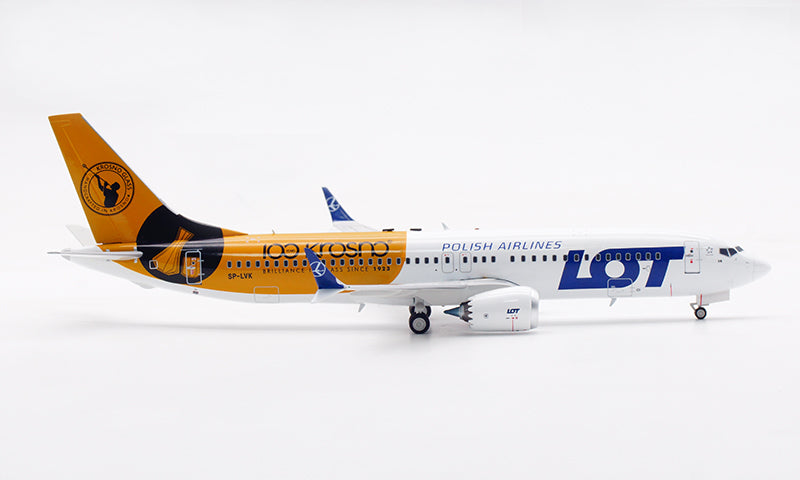 1:200 InFlight200 LOT B737-8MAX SP-LVK Aircraft Model With Stand