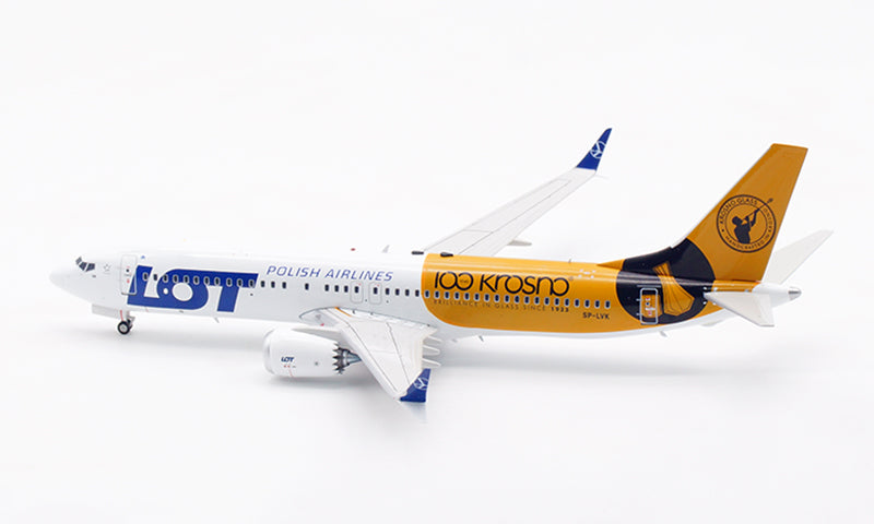 1:200 InFlight200 LOT B737-8MAX SP-LVK Aircraft Model With Stand