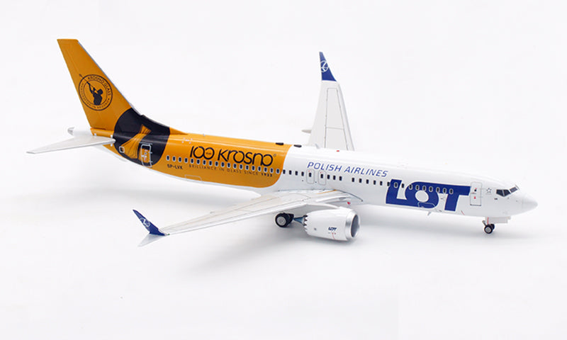 1:200 InFlight200 LOT B737-8MAX SP-LVK Aircraft Model With Stand