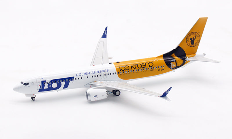 1:200 InFlight200 LOT B737-8MAX SP-LVK Aircraft Model With Stand