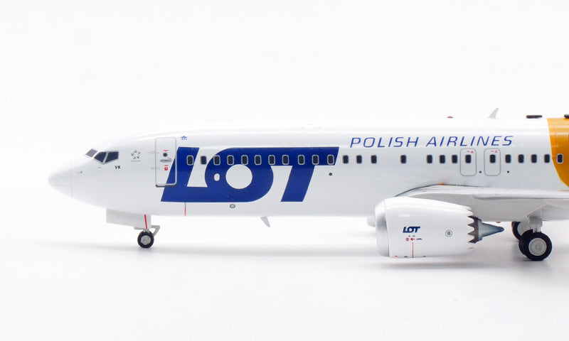 1:200 InFlight200 LOT B737-8MAX SP-LVK Aircraft Model With Stand