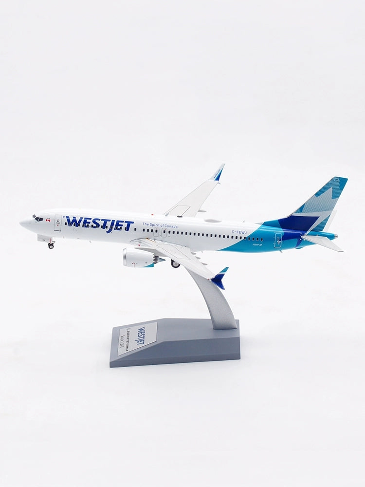 1:200 InFlight200 WestJet B737-8 MAX C-FEWJ Aircraft Model With Stand