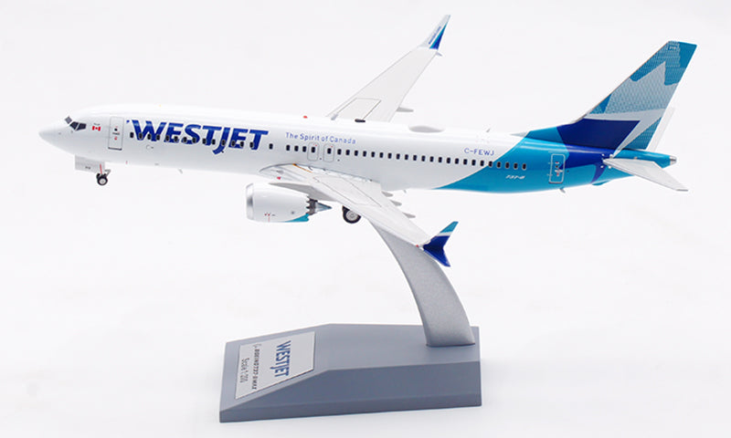 1:200 InFlight200 WestJet B737-8 MAX C-FEWJ Aircraft Model With Stand