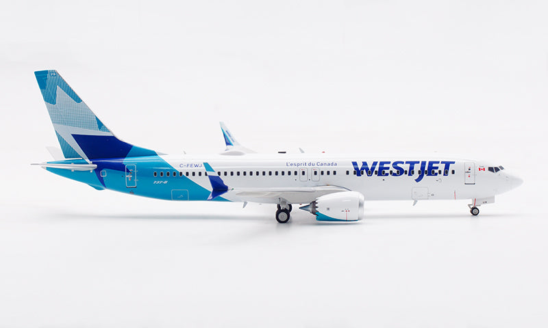 1:200 InFlight200 WestJet B737-8 MAX C-FEWJ Aircraft Model With Stand