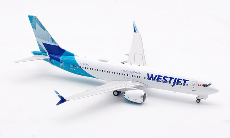 1:200 InFlight200 WestJet B737-8 MAX C-FEWJ Aircraft Model With Stand