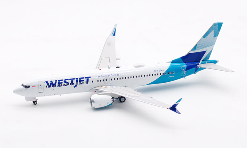 1:200 InFlight200 WestJet B737-8 MAX C-FEWJ Aircraft Model With Stand