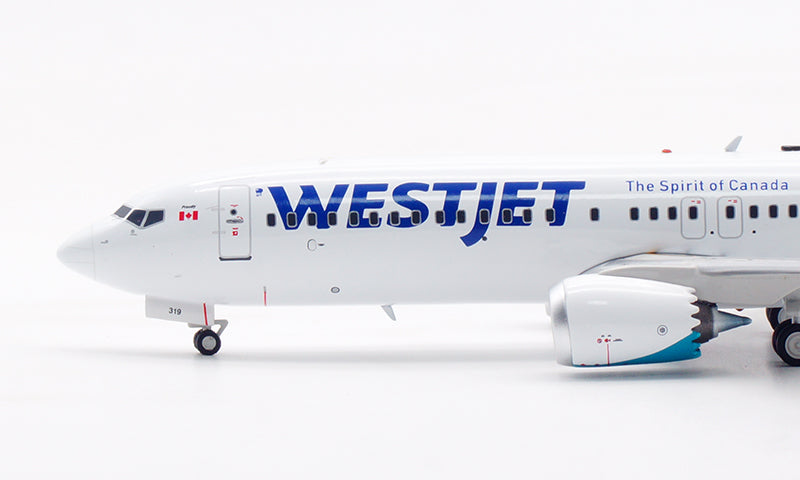 1:200 InFlight200 WestJet B737-8 MAX C-FEWJ Aircraft Model With Stand