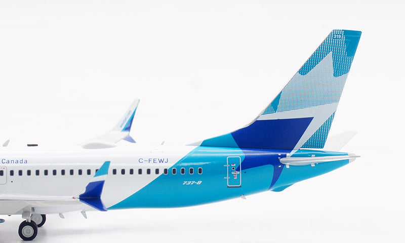 1:200 InFlight200 WestJet B737-8 MAX C-FEWJ Aircraft Model With Stand