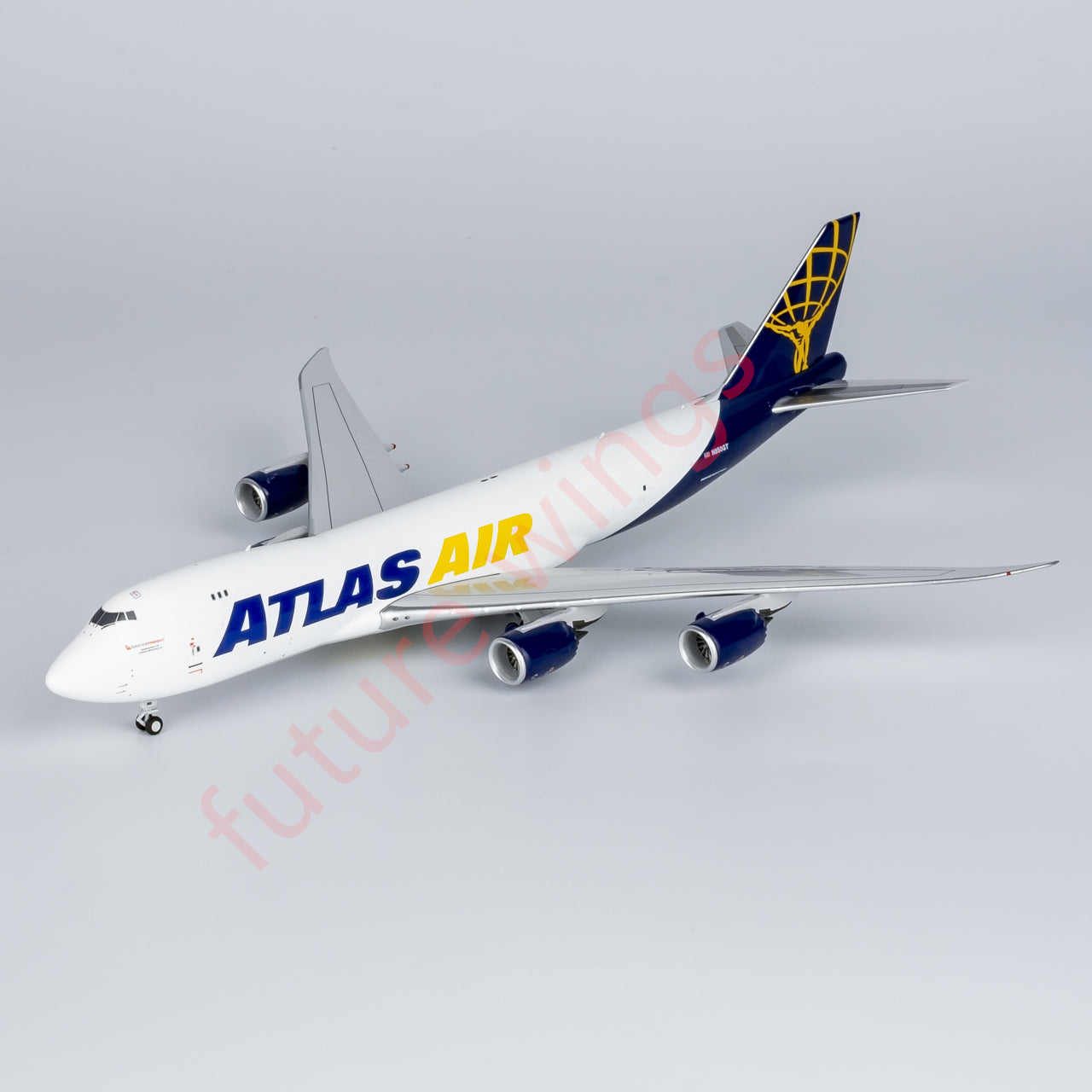 1:400 NG Models NG78020 Atlas Air Boeing 747-8F N850GT Aircraft Model+Free Tractor