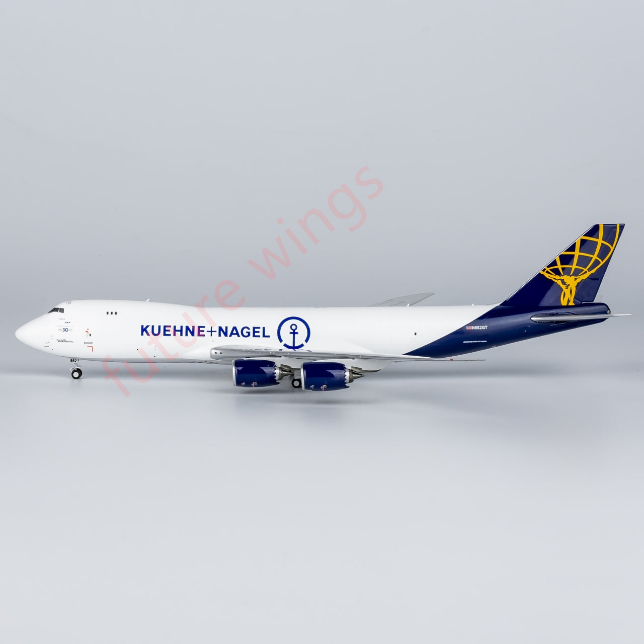 1:400 NG Models NG78021 Atlas Air Boeing 747-8F N862GT Aircraft Model+Free Tractor