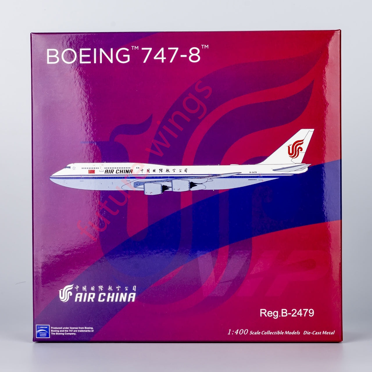 1:400 NG Models NG78030 Air China Boeing 747-8i B-2479+Free Tractor