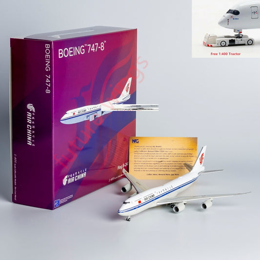 1:400 NG Models NG78030 Air China Boeing 747-8i B-2479+Free Tractor