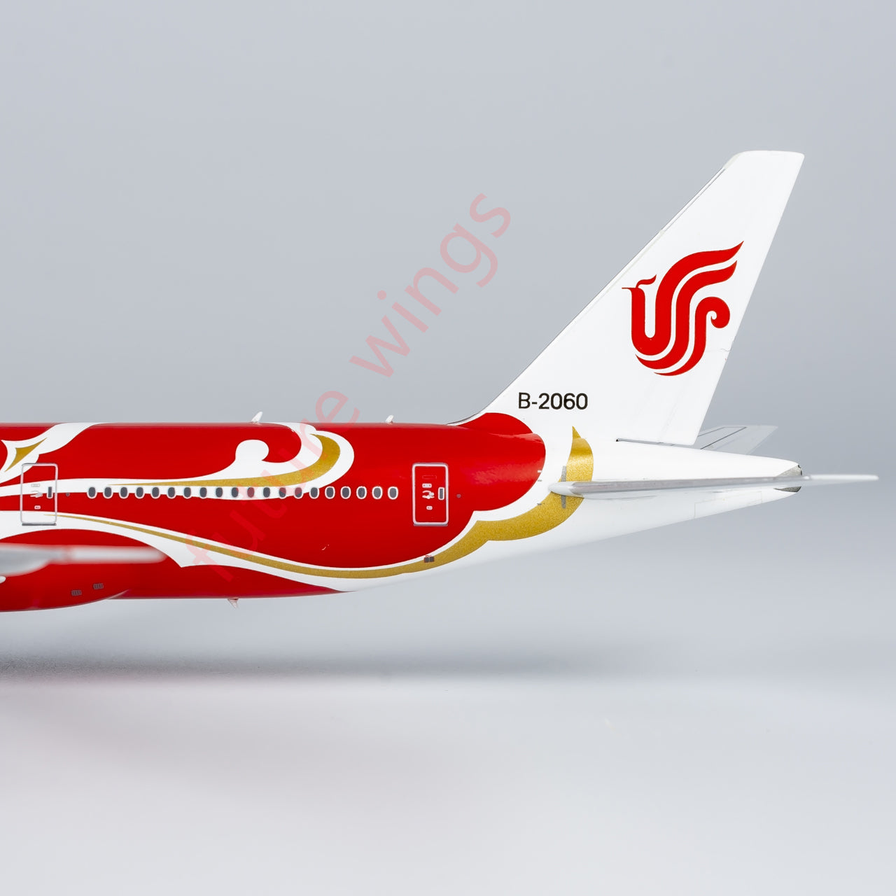 1:400 NG Models NG72059 Air China Boeing 777-200 B-2060 “Red Phoenix”Aircraft Model+Free Tractor