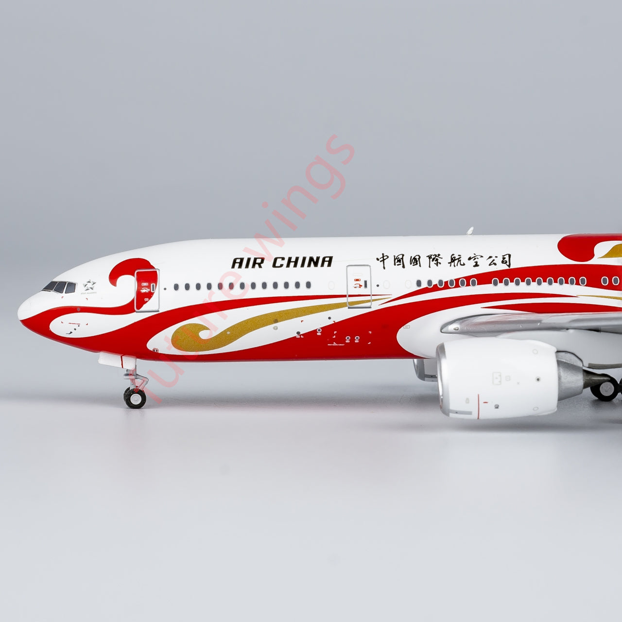 1:400 NG Models NG72059 Air China Boeing 777-200 B-2060 “Red Phoenix”Aircraft Model+Free Tractor