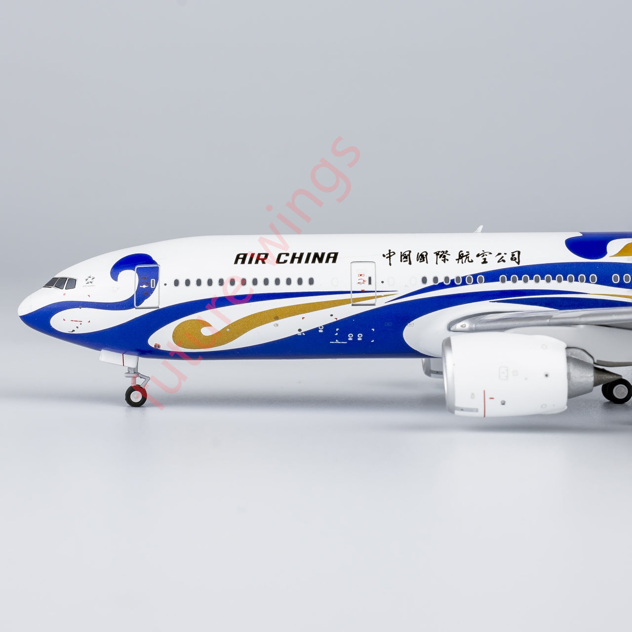 1:400 NG Models NG72058 Air China Boeing 777-200 B-2059 “Blue Phoenix”Aircraft Model+Free Tractor