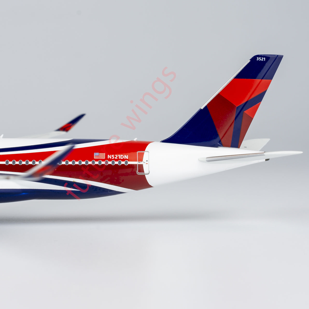 1:400 NG Models NG39067 Delta Airlines Airbus A350-900 N521DN Aircraft Model+Free Tractor