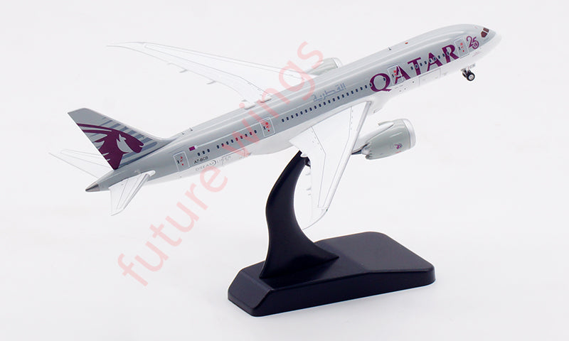 1:400 Aviation400 Qatar Airways B787-8 A7-BCB Aircraft Model Free Tractor+Stand