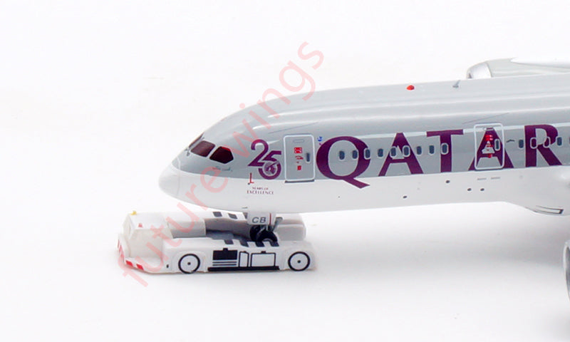 1:400 Aviation400 Qatar Airways B787-8 A7-BCB Aircraft Model Free Tractor+Stand