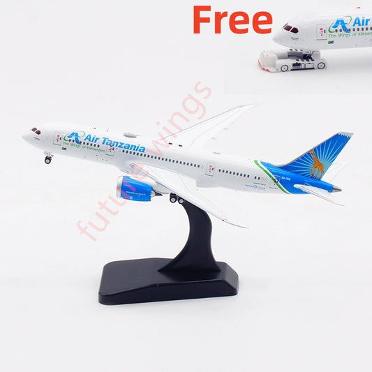 1:400 Aviation400 Air Tanzania B787-8 5H-TCG Aircraft Model Free Tractor+Stand