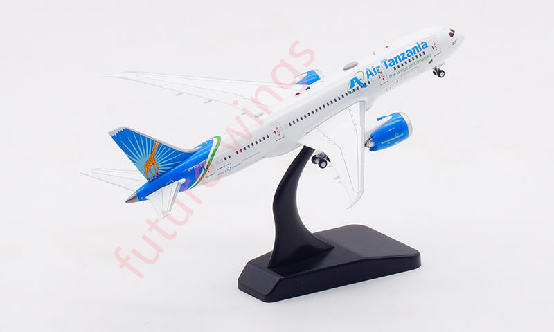 1:400 Aviation400 Air Tanzania B787-8 5H-TCG Aircraft Model Free Tractor+Stand