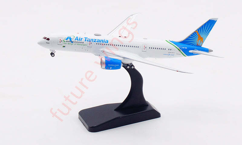 1:400 Aviation400 Air Tanzania B787-8 5H-TCG Aircraft Model Free Tractor+Stand