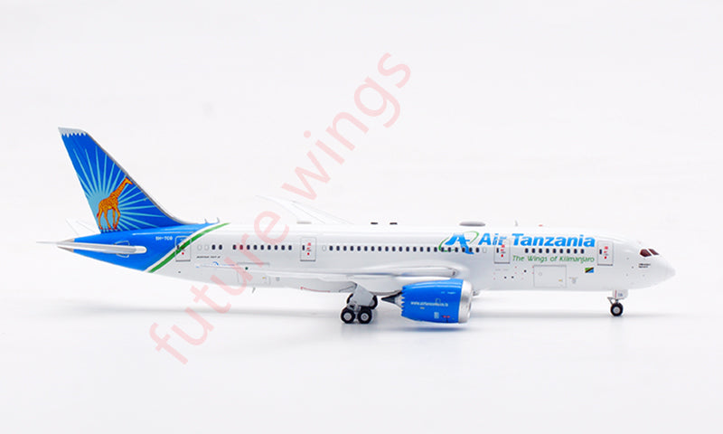 1:400 Aviation400 Air Tanzania B787-8 5H-TCG Aircraft Model Free Tractor+Stand