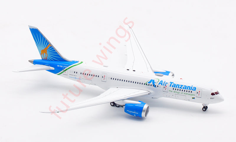 1:400 Aviation400 Air Tanzania B787-8 5H-TCG Aircraft Model Free Tractor+Stand